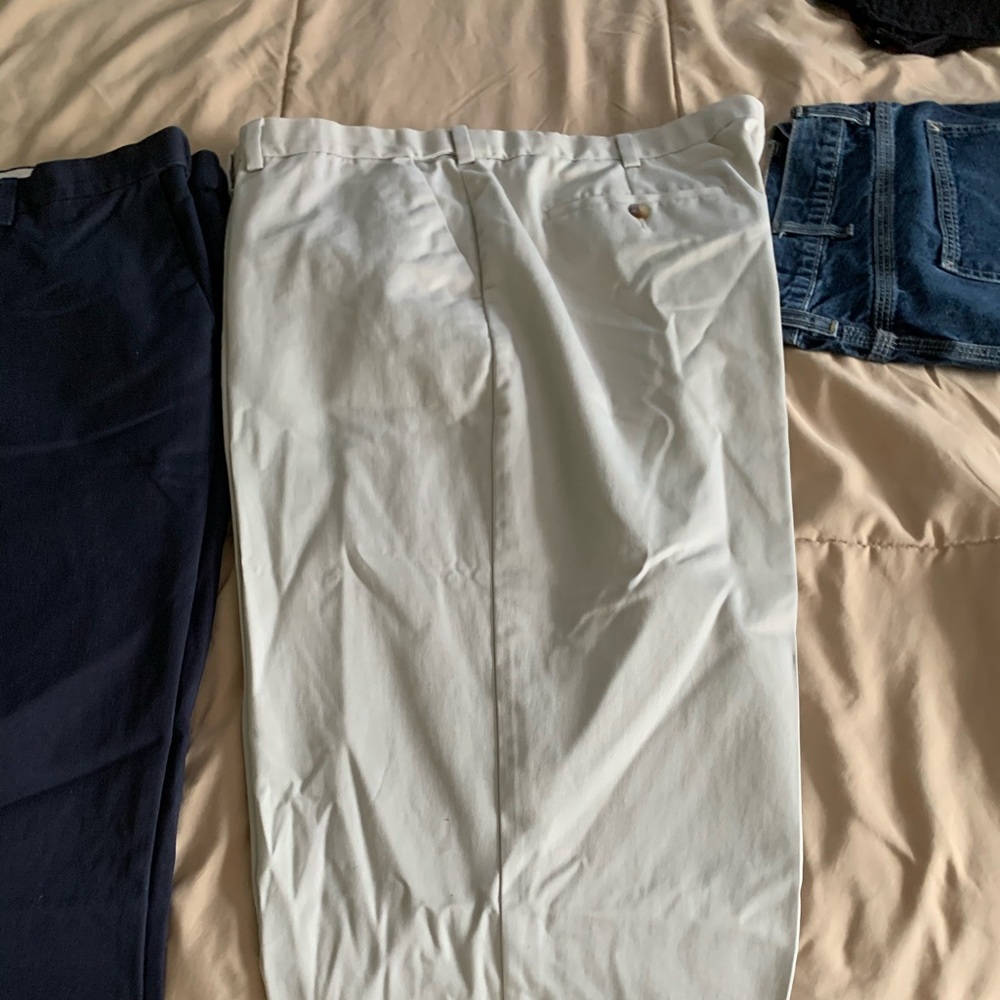 Berkeley and Jensen khakis